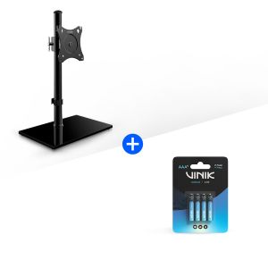 COMBO PROMOCIONAL - SUPORTE PARA MONITOR VINIK 420C + PILHA COMUM AAA C/ 4