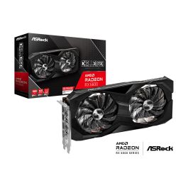 GPU ASROCK AMD RADEON RX 6600 CHALLENGER D 8G 128BITS (RX6600 CLD
