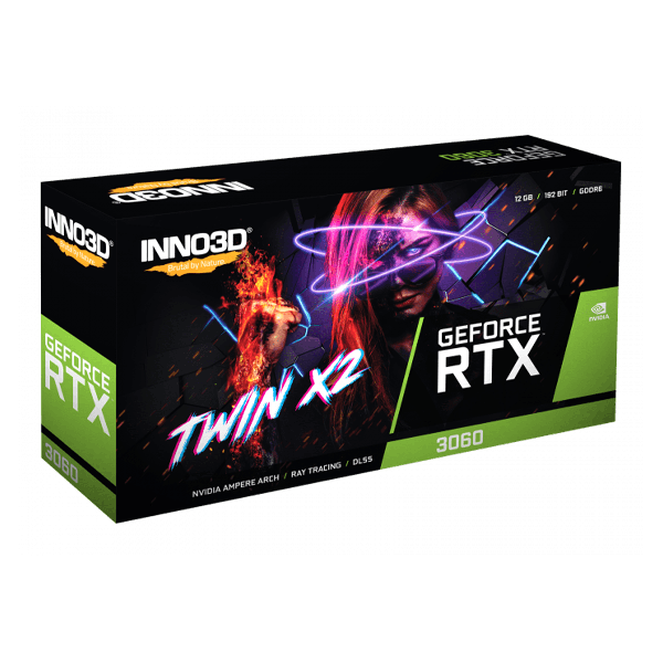 Mii GPU INNO3D GEFORCE RTX 3060 TWIN X2 12GB GDDR6 192-BIT
