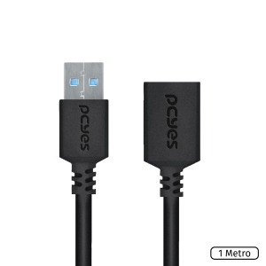 CABO EXTENSOR USB A 3.0 M P/ F 1M - PUAMF3-1