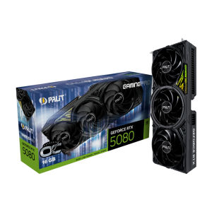 PLACA DE VIDEO PALIT GEFORCE RTX 5080 GAMINGPRO 16GB 256 BITS OC NE75080S19T2-GB2031A