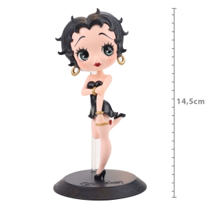 FIGURE BETTY BOOP - BETTY BOOP - VESTIDO PRETO Q POSKET REF.: 23292/17502