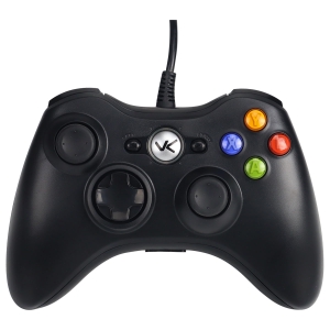 CONTROLE PARA XBOX 360 E PC COM FIO USB MODELO X360