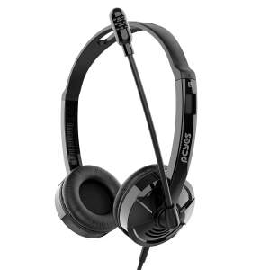 FONE DE OUVIDO HEADSET OFFICE HB500 DRIVER 30MM C/ CABO USB - PHB500