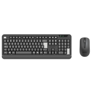 KIT TECLADO E MOUSE SEM FIO COMFORT ERGONÔMICO - WIRELESS 2.4GHZ - PCOCWAB