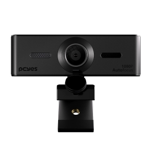WEBCAM PCYES RAZA FULL HD 1080P 60FPS FOCO AUTOMATICO COM MICROFONE - RAZA FHD-03