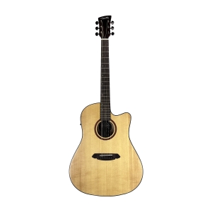 VIOLAO ELETRICO ABALONE 41" - NATURAL - TAMPO SOLIDO EM SPRUCE - EQ 3 BANDAS - FOSCO - VFA1954N41