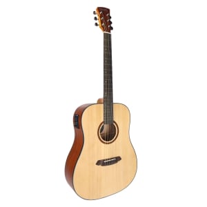VIOLÃO ELÉTRICO CORAL 41" -  TAMPO SÓLIDO EM SPRUCE - CLEAR NATURAL -  EQ 3 BANDAS - VGAC1954CN41