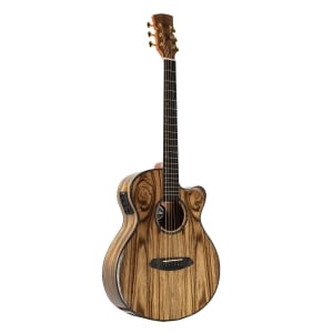 VIOLÃO ELÉTRICO ETNA 40" - TAMPO E CORPO EM DAO - ACABAMENTO GLOSS HQ - EQ 4 BANDAS - TVET1954