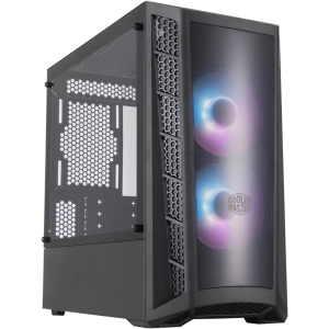 GABINETE COOLER MASTER MASTERBOX MB320L ARGB LATERAL VIDRO TEMPERADO 2 FANS ARGB FRONTAL ACRILICO - MCB-B320L-KGNN-S02