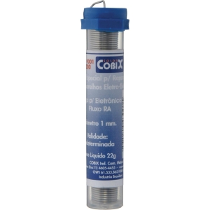SOLDA COBIX TUBINHO 63X37 1.0MM 22G (36 UNIDADES)