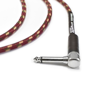 CABO DE GUITARRA ANGEL TX 0,30MM P10/P10 90º 10FT 3,05M TEXTIL