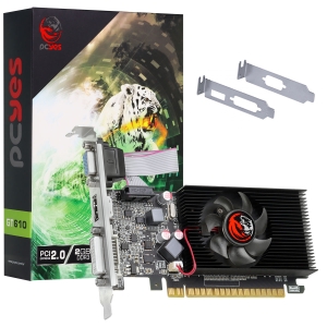 PR - GPU GT610 2GB DDR3 64 BITS LOW PROFILE SINGLE FAN - PAKGT6102GBDR3SF