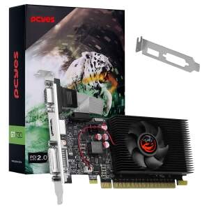 GPU NVIDIA GEFORCE GT 730 4GB GDDR5 64BITS LOW PROFILE - PCYES - PVGT7304GBR564