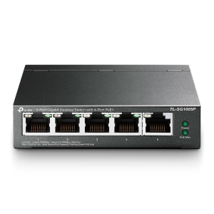 SWITCH GIGABIT C/ 5 P (4 POE) TL-SG1005P SMB