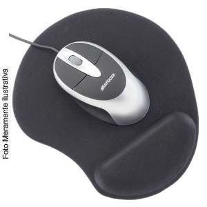 MOUSE PAD GEL PRETO AC024