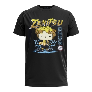 POP! TEES CAMISETA DEMON SLAYER: KIMETSU NO YAIBA - ZENITSU - TAM. M
