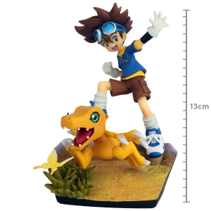 FIGURE DIGIMON ADVENTURE - TAICHI KAMIYA E AGUMON - G.E.M. SERIES - EDICAO 20º ANIVERSARIO REF.: 828058