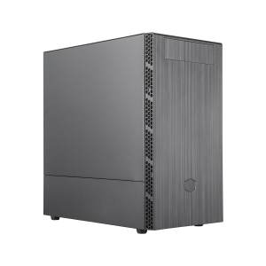 GABINETE MASTERBOX MB400L - MICRO-ATX -  PAINEL FRONTAL EM ACO ESCOVADO - PRETO - MCB-B400L-KN5N-S00