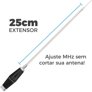 ANTENA MINI MARINOX PX 11M PROL. 25CM B-2005P25