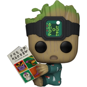 POP! MARVEL: I AM GROOT - GROOT DE MACACÃO COM LIVRO  #1193