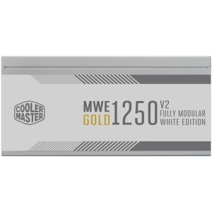 FONTE COOLER MASTER MWE GOLD V2 FM 1250W 80 PLUS GOLD ATX3.0 WHITE EDITION - MPE-C501-AFCAG-3GWO