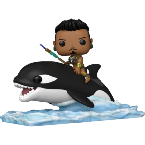 POP! MARVEL PANTERA NEGRA: WAKANDA PARA SEMPRE - NAMOR MONTADO NA ORCA #116