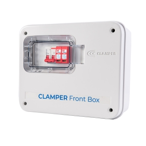 CLAMPER FRONT BOX 275V 20KA BIFASICO 2P 50A IP65
