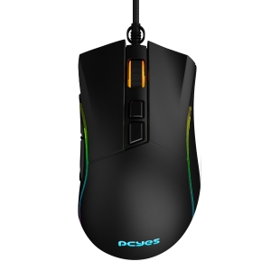 MOUSE GAMER PCYES VALUS - 12400 DPI - RGB - 8 BOTOES - PMGVLBV