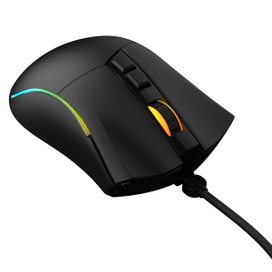MOUSE GAMER PCYES VALUS - 12400 DPI - RGB - 8 BOTÕES - PMGVLBV