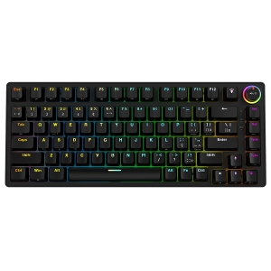 TECLADO MECANICO 75% PCYES RASEC - GASKET MOUNT - GATERON BLUE - LED RGB - TWGBLRGB