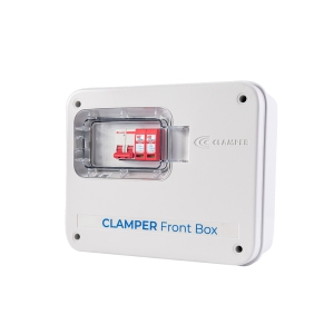 CLAMPER FRONT BOX 275V 20KA BIFASICO 2P 32A IP65