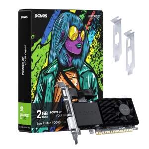 GPU NVIDIA GEFORCE GT 610 2GB DDR3 64 BIT PROJETO EDGE LOW PROFILE SINGLE FAN - PPE610DR3LPBR