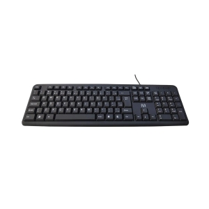 TECLADO COM FIO SLIM COM CABO DE 150CM PRETO TC065