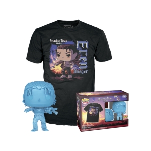 POP! TEES CAMISETA E POP ATTACK ON TITAN - EREN JAEGER - TAM P