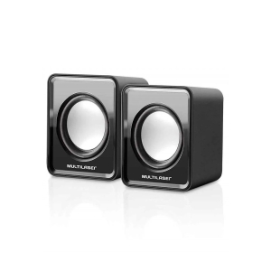 CAIXAS DE SOM CX100 2.0 3W RMS USB CONEXAO P2 PRETO - SP144