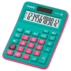 CALCULADORA DE MESA 12 DIGITOS VERDE - MX-12B-GNRD-W-DC