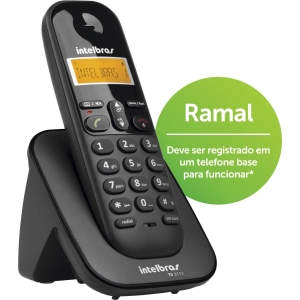 RAMAL P/ TEL. S/ FIO DIGITAL ID TS 3111 PRETO 4123111