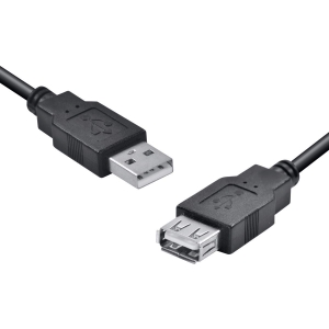 CABO USB A MACHO 2.0 X USB A FEMEA 1.8M UAMAF-18