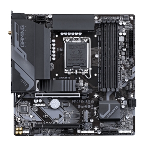 PLACA MÃE GIGABYTE INTEL B760M GAMING X AX MATX LGA 1700 M.2 NVME WI-FI 4XDDR5 MAX. 192GB 1X DP 1X HDMI