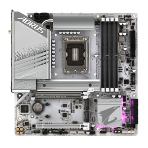 PLACA MÃE GIGABYTE INTEL Z790M AORUS ELITE AX ICE MATX LGA 1700 M.2 NVME WI-FI 4XDDR5 MAX. 192GB 1X DP 1X HDMI 1X TYPE-C