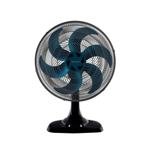 VENTILADOR OSC MESA TURBO 6 50CM 6 PAS - 127V - PRETO/AZUL