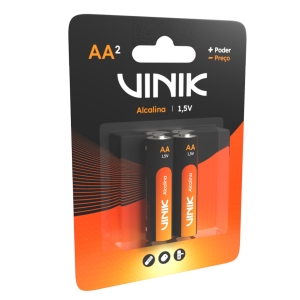 PILHA ALCALINA AA C/2 1.5V - VP2AB2A