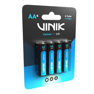 PILHA COMUM AA C/4 1.5V - VP2AB4C