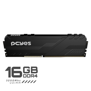 MEMORIA GAMER PCYES UDIMM 16GB DDR4 3200MHZ BLACK - PM163200D4B