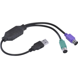 CABO ADP PS2 F X USB MACHO 30 CM USBPS-2