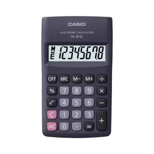CALCULADORA DE BOLSO 8 DÍGITOS PRETA - HL-815L-BK