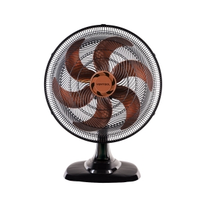 VENTILADOR OSC MESA TURBO 50CM 6 PAS - 220V - PRETO/BRONZE