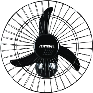 VENTILADOR OSC PAREDE COMERCIAL 50CM 3 PÁS - BILVOLT - PRETO