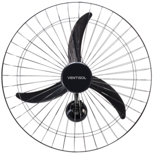 VENTILADOR OSC PAREDE COMERCIAL 60CM 3 PAS - BIVOLT -  PRETO